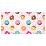 Donut pattern glaze pink background Tablecloth