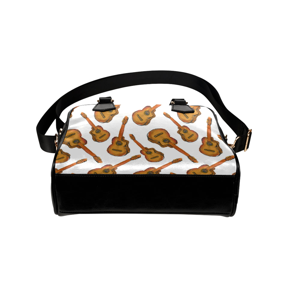 Paint Guitar Pattern Shoulder Handbag