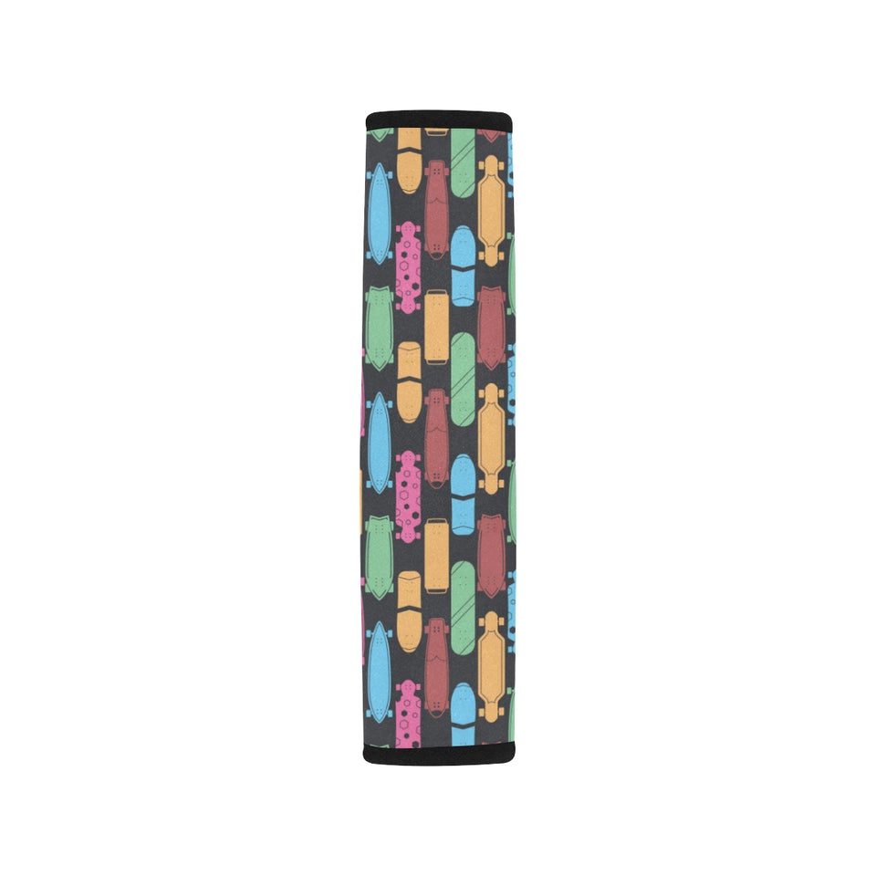 Skate Board Pattern Print Design 02 Car Seat Belt Cover