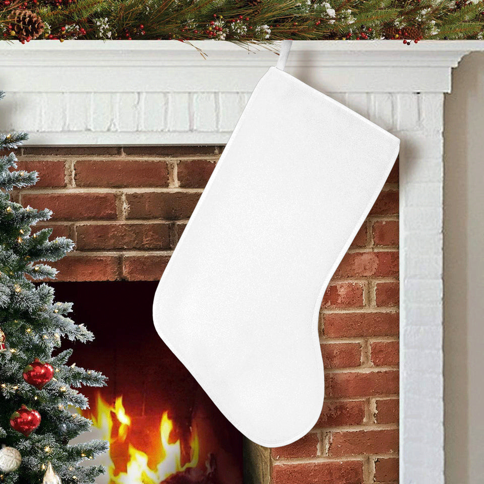 hand drawn orange fruit pattern Christmas Stocking