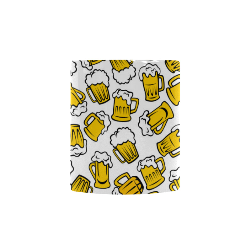 Beer design pattern Morphing Mug Heat Changing Mug