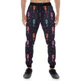 Watercolor colorful seahorse pattern Unisex Casual Sweatpants