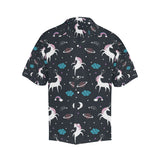 unicorn rainbows moon clound star pattern Men's All Over Print Hawaiian Shirt