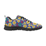 Passion fruit blue background Men's Sneaker Shoes