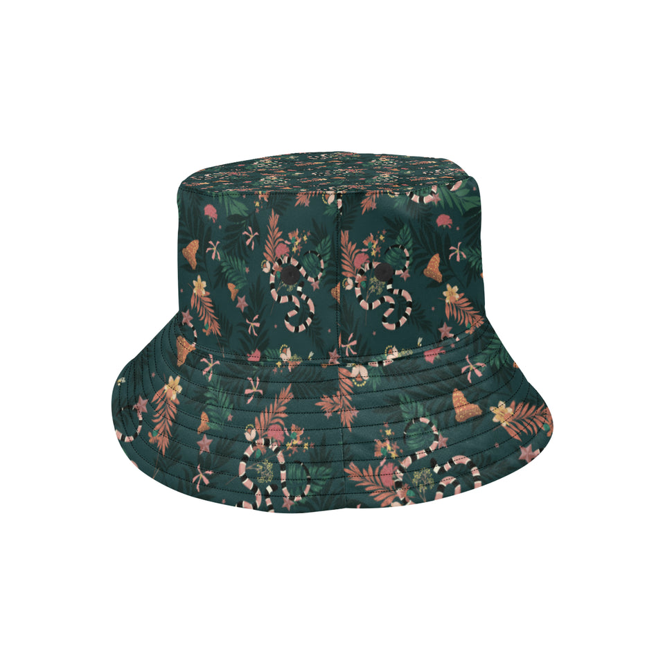 Snake forest pattern Unisex Bucket Hat