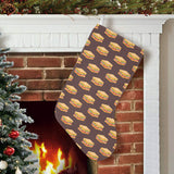 Sandwich Pattern Print Design 04 Christmas Stocking