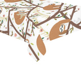 Sloths hanging on the tree pattern Tablecloth