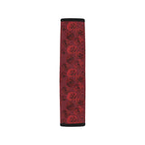 Rose Pattern Print Design 03 Car Seat Belt Cover