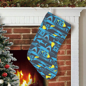 Shark dangerous Christmas Stocking