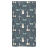 windmill tree pattern Bath Towel
