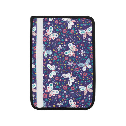 Colorful butterfly flower pattern.eps Car Seat Belt Cover