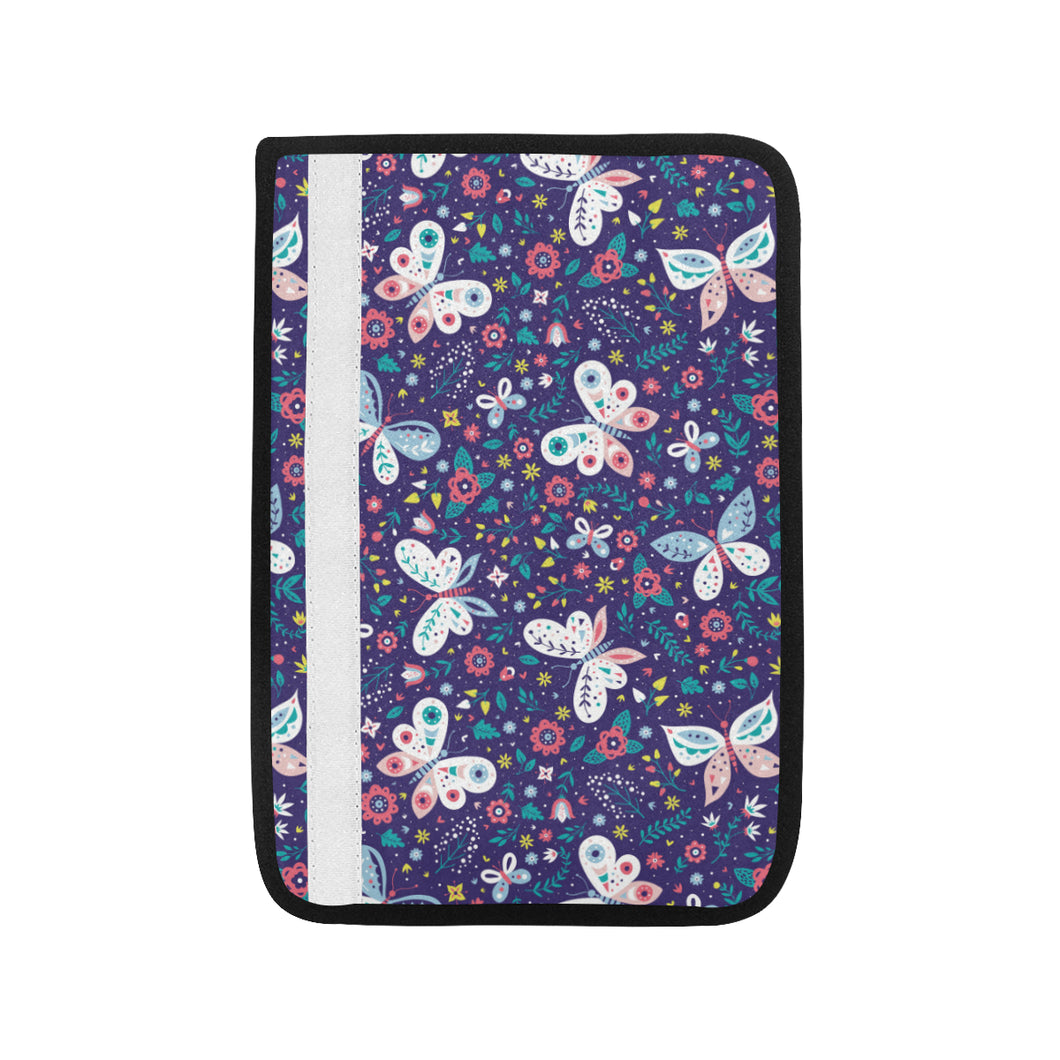 Colorful butterfly flower pattern.eps Car Seat Belt Cover