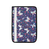 Colorful butterfly flower pattern.eps Car Seat Belt Cover