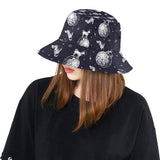 Chihuahua space helmet astronaut pattern Unisex Bucket Hat