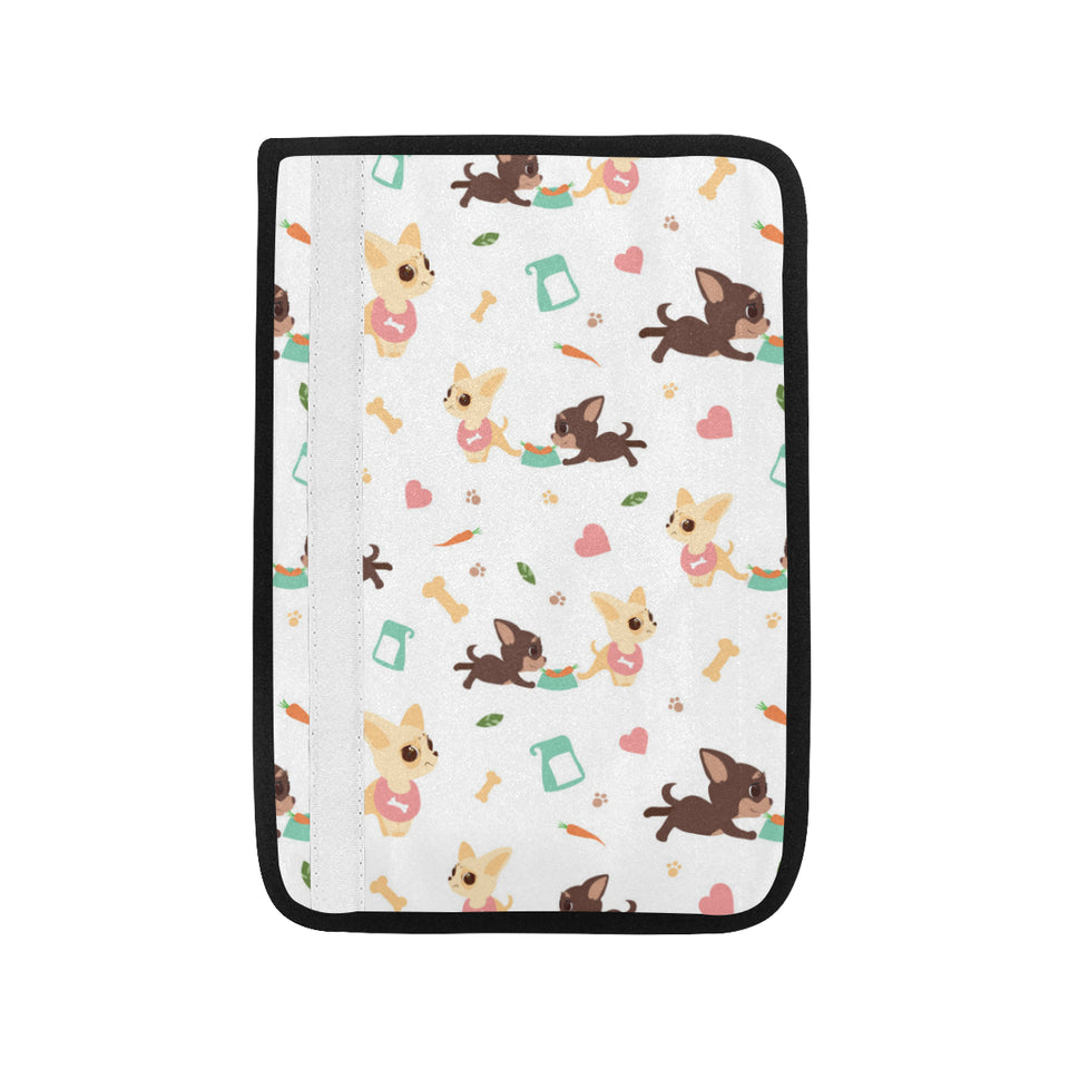 Cute Chihuahua puppie pattern Car Seat Belt Cover