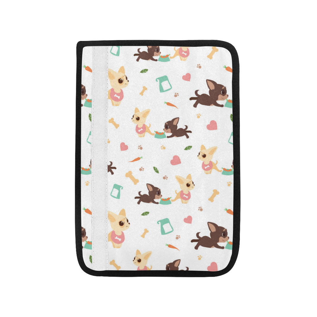 Cute Chihuahua puppie pattern Car Seat Belt Cover