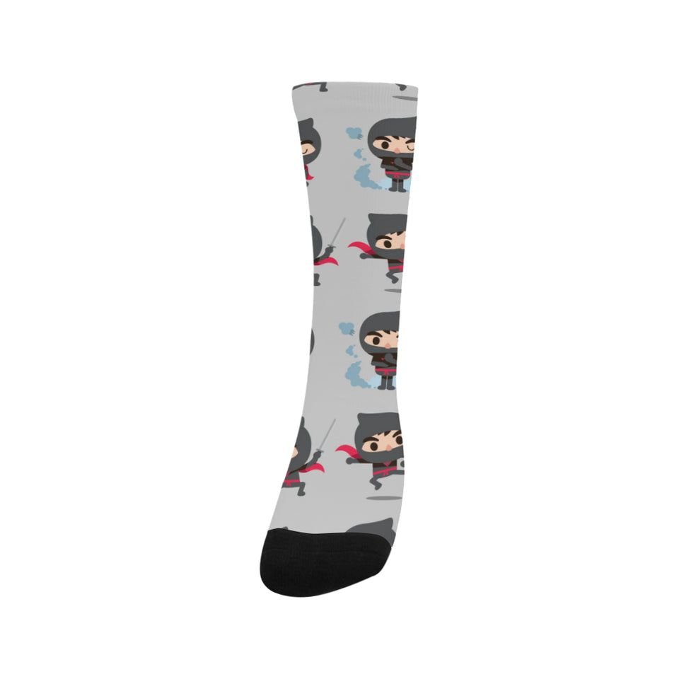 Cute ninja pattern Crew Socks