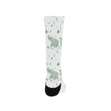 Cute Rhino pattern Crew Socks