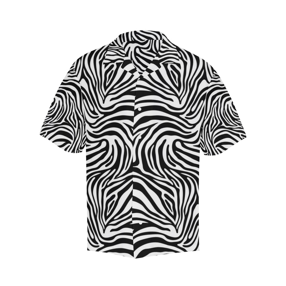 Zebra skin pattern Men's All Over Print Hawaiian Shirt