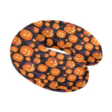 Halloween Pumpkin pattern U-Shaped Travel Neck Pillow