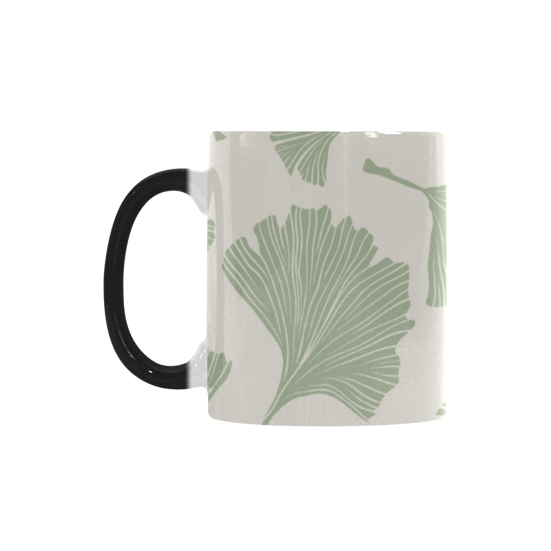 Ginkgo leaves pattern Morphing Mug Heat Changing Mug