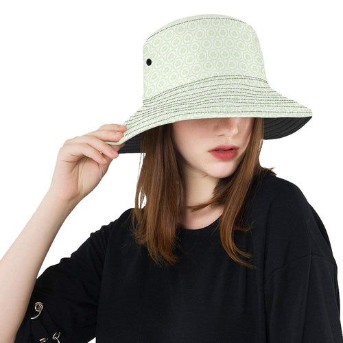 Cucumber pattern background Unisex Bucket Hat