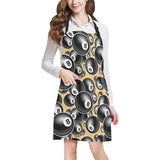 Billiard Ball Pattern Print Design 04 All Over Print Adjustable Apron