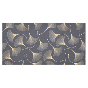Gold ginkgo leaves Tablecloth