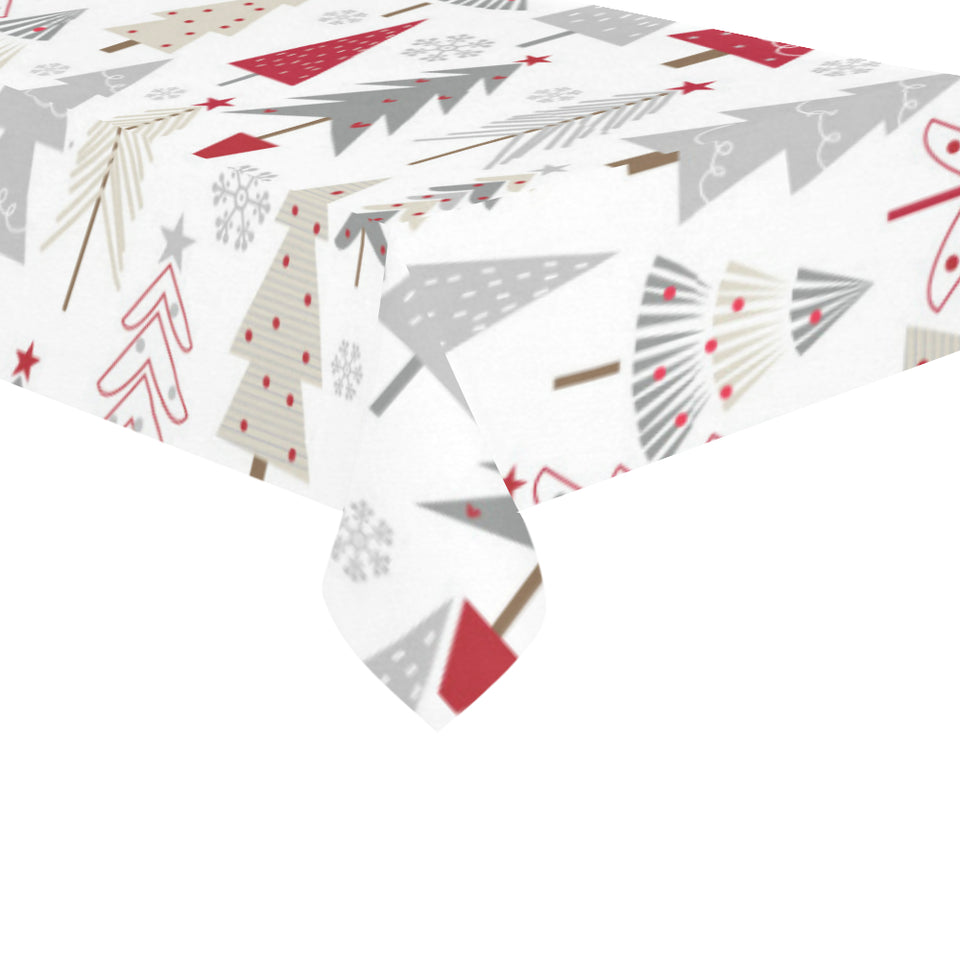 Cute Christmas tree pattern Tablecloth