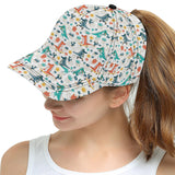 Cute Crocodile Pattern All Over Print Snapback Cap