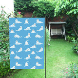 Cute sea lion seal pattern background House Flag Garden Flag