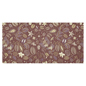 Coffee bean flower pattern Tablecloth