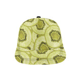 Sliced kiwi pattern All Over Print Snapback Cap