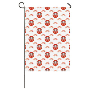 Daruma japanese wooden doll design pattern House Flag Garden Flag