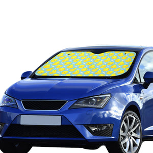 Duck Toy Pattern Print Design 03 Car Sun Shade