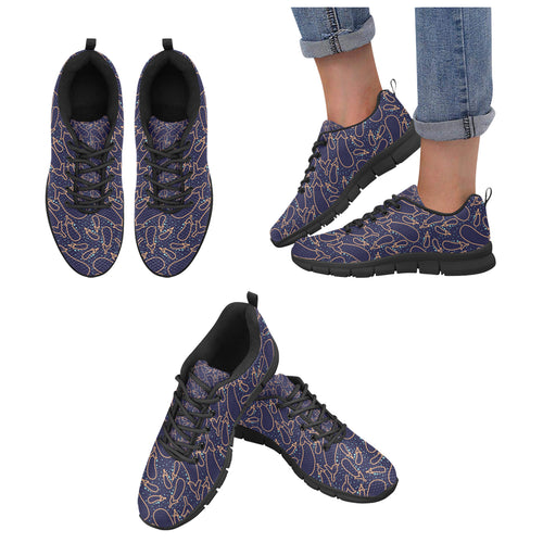 Eggplant Pattern Print Design 04 Women's Sneaker Shoes