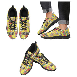 Camera Pattern Print Design 02 Men's Breathable Sneakers ( Model 055)