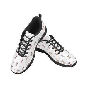 Greyhound Pattern Print Design 05 Women's Sneaker Shoes