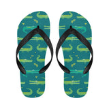Crocodile pattern Unisex Flip Flops