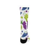 Grape pattern Crew Socks