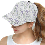 Hand painting Watercolor Lavender All Over Print Snapback Cap