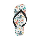 Cute Crocodile Pattern Unisex Flip Flops