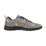 Cute yellow monkey leaves pattern Men's Sneaker Shoes