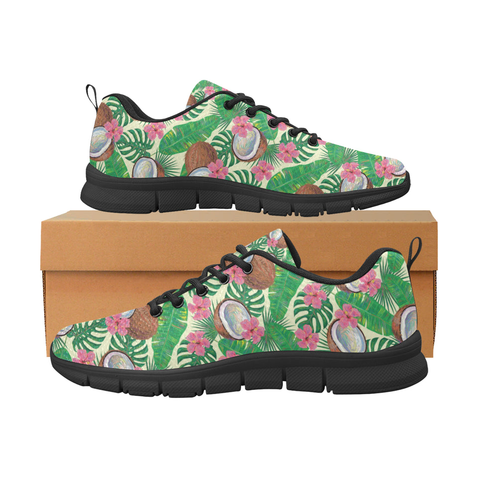 Coconut Pattern Print Design 01 Women's Sneaker Shoes