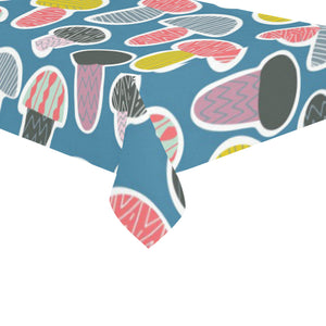 Colorful mushroom design pattern Tablecloth