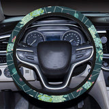 Cactus glass terrarium pattern Car Steering Wheel Cover