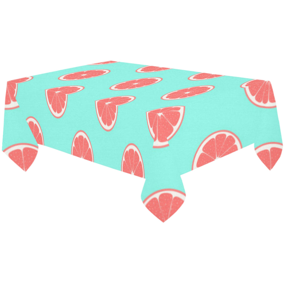 Grapefruit green background Tablecloth
