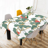 Bonsai red sun japanese pattern Tablecloth