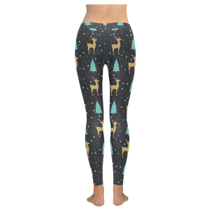 Deers star tree pattern Women's Legging Fulfilled In US
