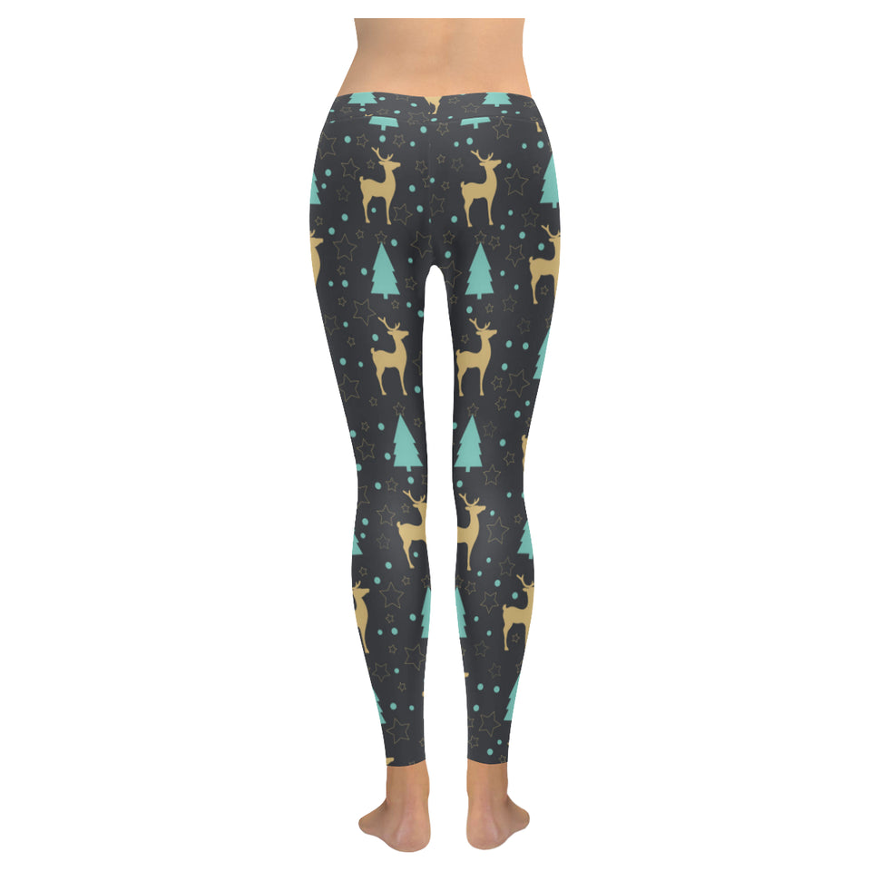 Deers star tree pattern Women's Legging Fulfilled In US